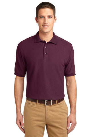 Port Authority Silk Touch Polo (Maroon)