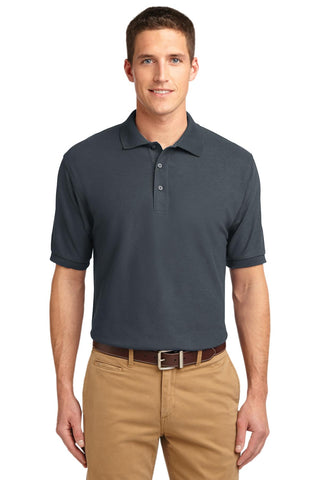 Port Authority Silk Touch Polo (Steel Grey)