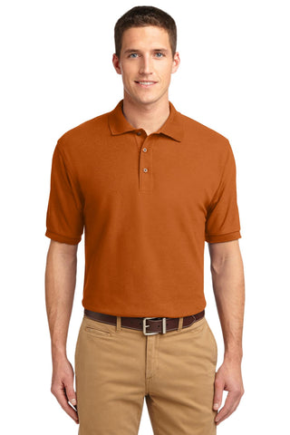 Port Authority Silk Touch Polo (Texas Orange)