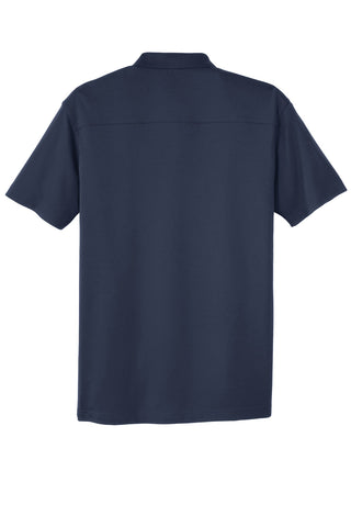 Port Authority Silk Touch Interlock Performance Polo (Navy)