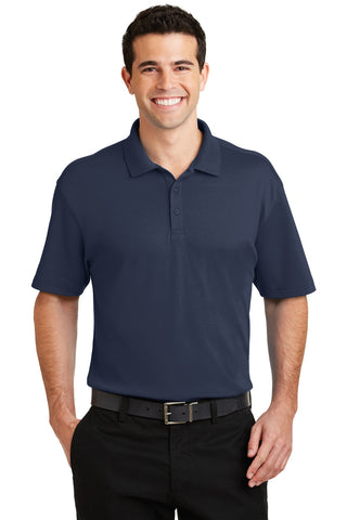 Port Authority Silk Touch Interlock Performance Polo (Navy)