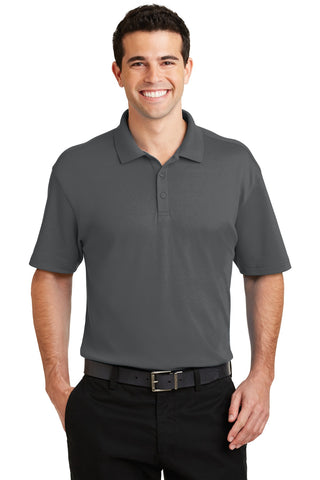 Port Authority Silk Touch Interlock Performance Polo (Sterling Grey)