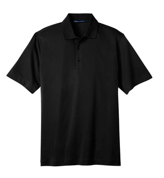 Port Authority Tech Pique Polo (Black)