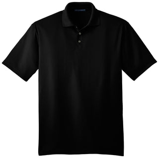 Port Authority Performance Fine Jacquard Polo (Black)