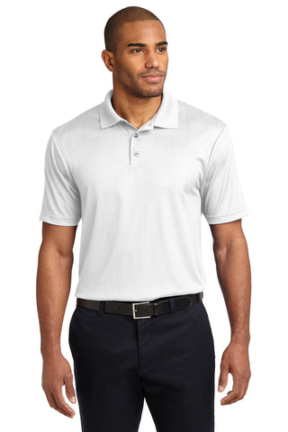 Port Authority Performance Fine Jacquard Polo (White)