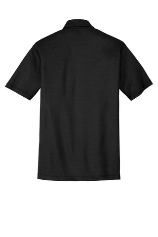 Port Authority Silk Touch Performance Pocket Polo (Black)