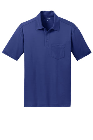 Port Authority Silk Touch Performance Pocket Polo (Royal)