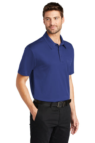 Port Authority Silk Touch Performance Pocket Polo (Royal)