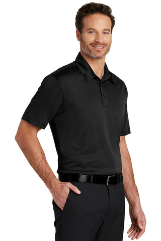 Port Authority Silk Touch Performance Polo (Black)