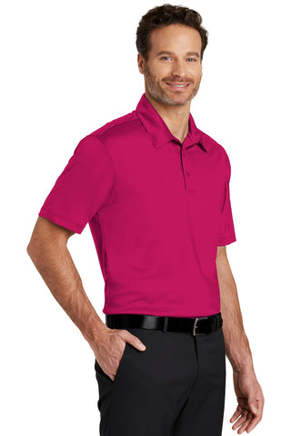 Port Authority Silk Touch Performance Polo (Pink Raspberry)