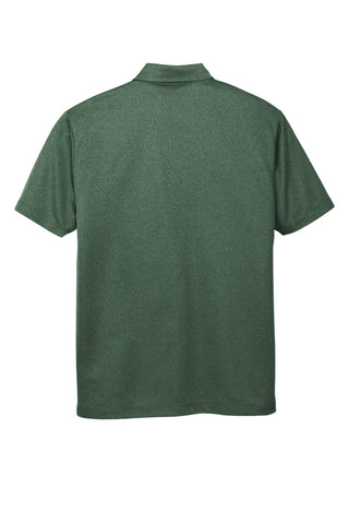 Port Authority Heathered Silk Touch Performance Polo (Green Glen Heather)