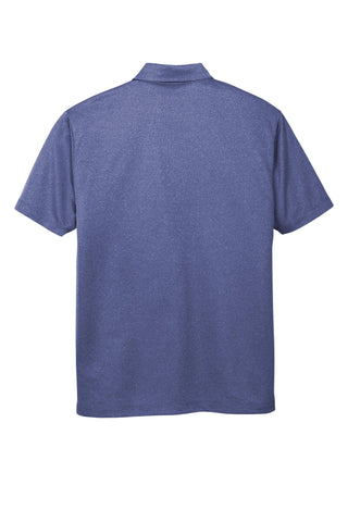 Port Authority Heathered Silk Touch Performance Polo (Royal Heather)