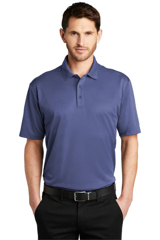 Port Authority Heathered Silk Touch Performance Polo (Royal Heather)