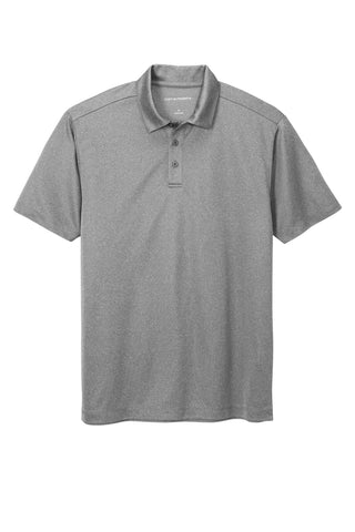 Port Authority Heathered Silk Touch Performance Polo (Shadow Grey Heather)