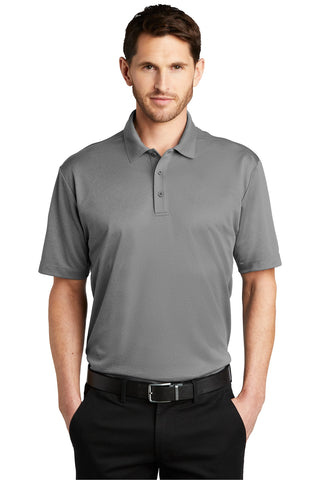 Port Authority Heathered Silk Touch Performance Polo (Shadow Grey Heather)