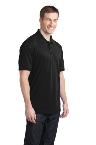 Port Authority Stretch Pique Polo (Black)