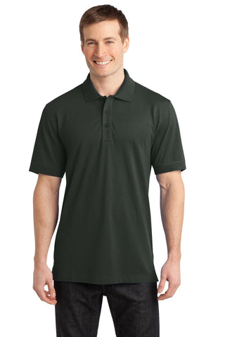 Port Authority Stretch Pique Polo (Grey Smoke)