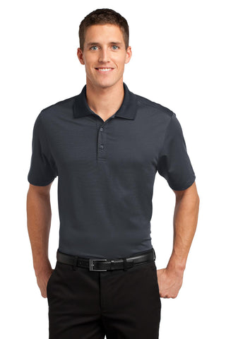 Port Authority Fine Stripe Performance Polo (Graphite/ Black)