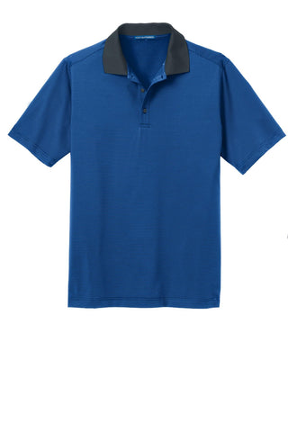 Port Authority Fine Stripe Performance Polo (Seaport Blue/ Dress Blue Navy)