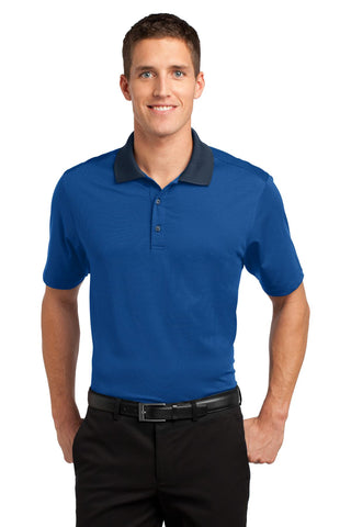 Port Authority Fine Stripe Performance Polo (Seaport Blue/ Dress Blue Navy)