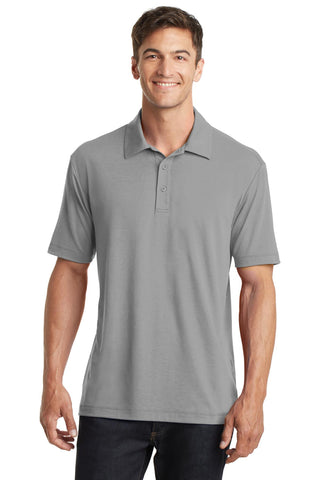 Port Authority Cotton Touch Performance Polo (Frost Grey)