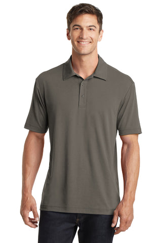 Port Authority Cotton Touch Performance Polo (Grey Smoke)