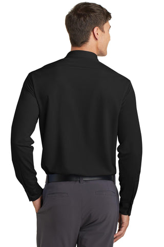 Port Authority Dimension Knit Dress Shirt (Black)