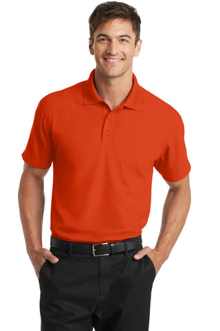 Port Authority Dry Zone Grid Polo (Autumn Orange)