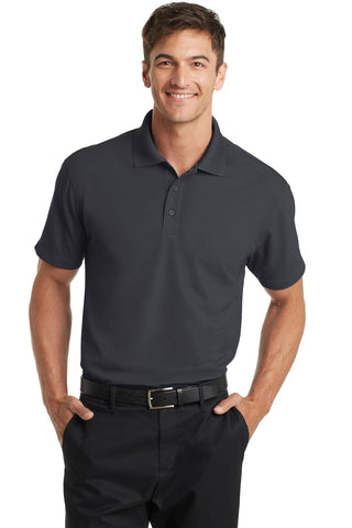 Port Authority Dry Zone Grid Polo (Battleship Grey)