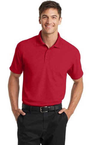 Port Authority Dry Zone Grid Polo (Engine Red)