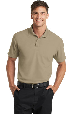 Port Authority Dry Zone Grid Polo (Tan)