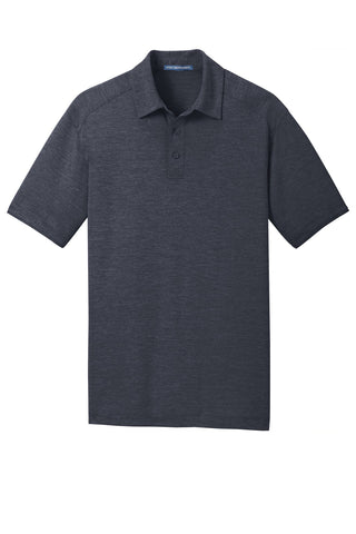 Port Authority Digi Heather Performance Polo (Dark Grey)