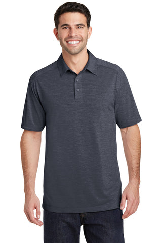 Port Authority Digi Heather Performance Polo (Dark Grey)