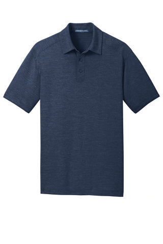 Port Authority Digi Heather Performance Polo (Dress Blue Navy)