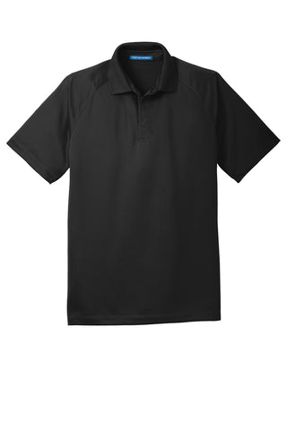 Port Authority Crossover Raglan Polo (Black)