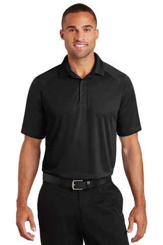 Port Authority Crossover Raglan Polo (Black)