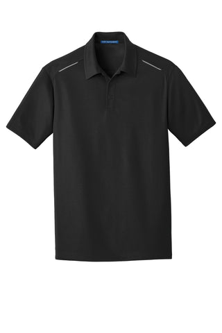 Port Authority Pinpoint Mesh Polo (Black)