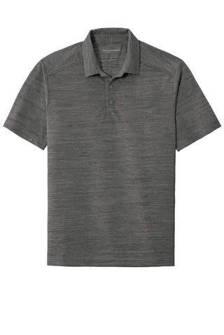 Port Authority Stretch Heather Polo (Black/ Thunder Grey)