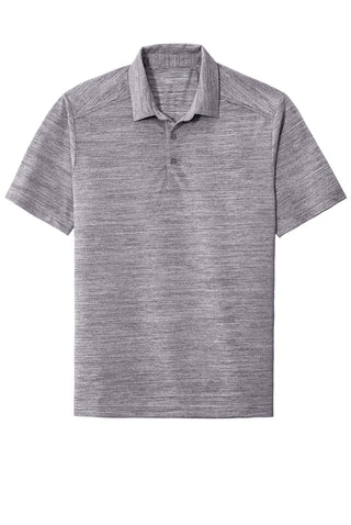 Port Authority Stretch Heather Polo (Graphite/ White)