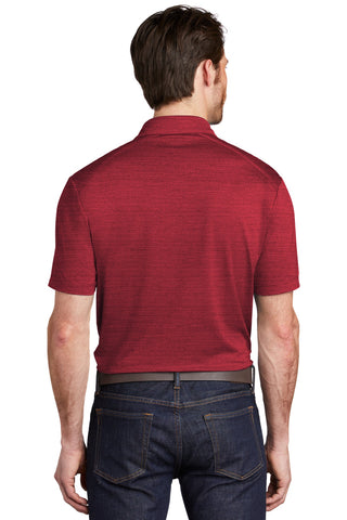 Port Authority Stretch Heather Polo (Red/ Black)