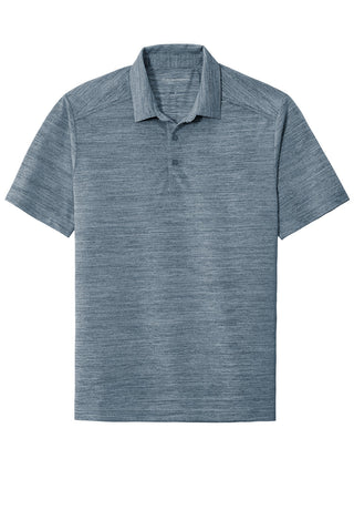 Port Authority Stretch Heather Polo (Regatta Blue/ Gusty Grey)