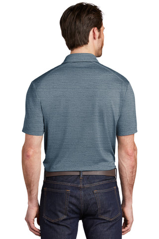 Port Authority Stretch Heather Polo (Regatta Blue/ Gusty Grey)