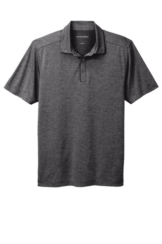 Port Authority Shadow Stripe Polo (Deep Black)