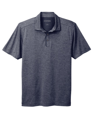 Port Authority Shadow Stripe Polo (River Blue Navy)