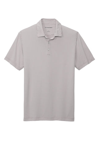 Port Authority Gingham Polo (Gusty Grey/ White)