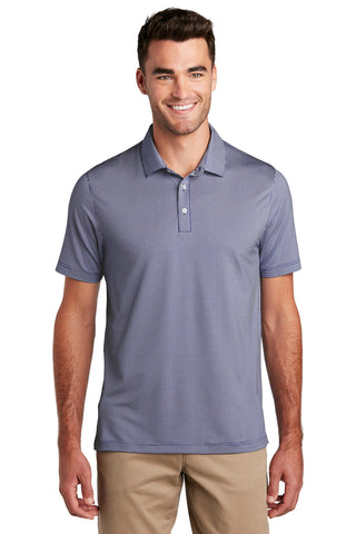 Port Authority Gingham Polo (True Navy/ White)