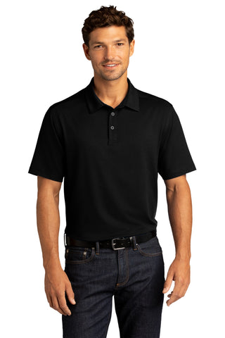 Port Authority City Stretch Polo (Black)