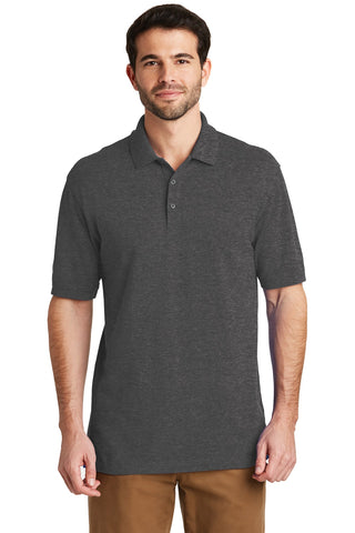 Port Authority EZCotton Polo (Charcoal Heather)