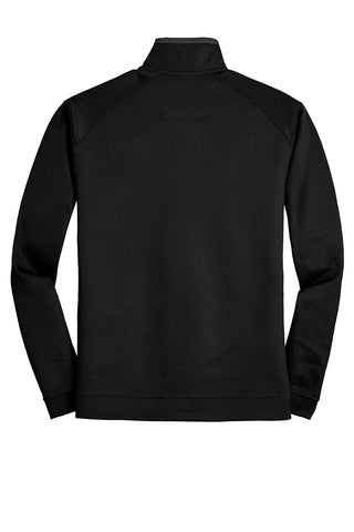 Port Authority Vertical Texture 1/4-Zip Pullover (Black/ Iron Grey)