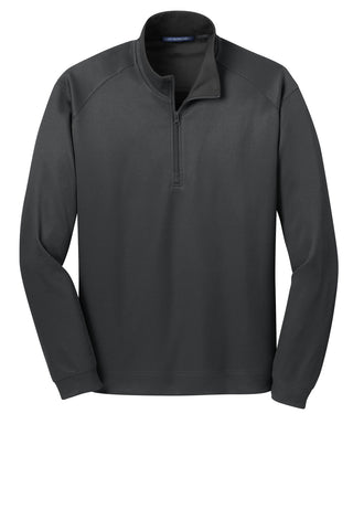 Port Authority Vertical Texture 1/4-Zip Pullover (Iron Grey/ Black)